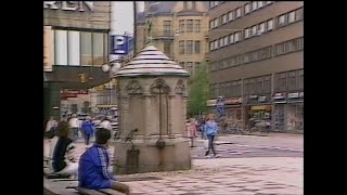 Slottet, Drottninggatan och NA-huset i Örebro 1983 (SVT)