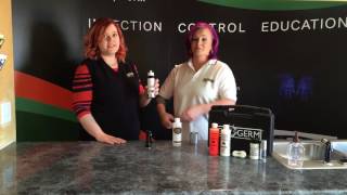 Cough and Sneeze Demonstration Glo Germ MIST