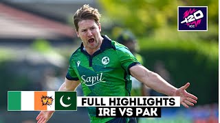 Full Highlights | Irelands vs Pakistan ICC T20 World Cup 36th Match Highlights | IRE vs Pak  2024