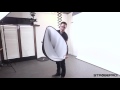 folding a 5 x7 folding backdrop