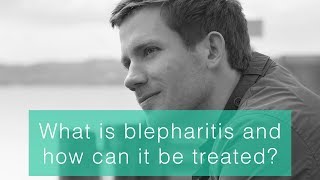 What is blepharitis and how can it be treated?