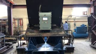 Navy Control Panel Shock Test Inclined