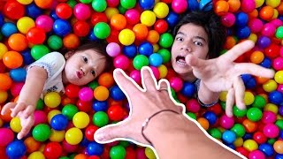LOST THEM IN THE BALL PIT!