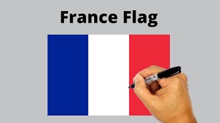 How to draw the National Flag of France
