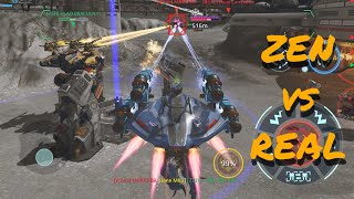 ZEN/T★34 vs REAL - MOON - War Robots