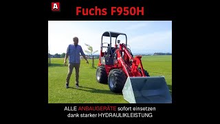 Hydraulik-Power beim Fuchs F950H Hoflader