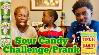 SOUR CANDY CHALLENGE||PRANK!! 😳🍬