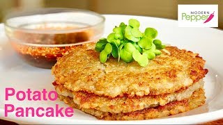 Korean Potato Pancakes [Latkes] Recipe + Mukbang (Gamjajeon 감자전) VEGAN GLUTEN-FREE [KOREAN PANCAKES]