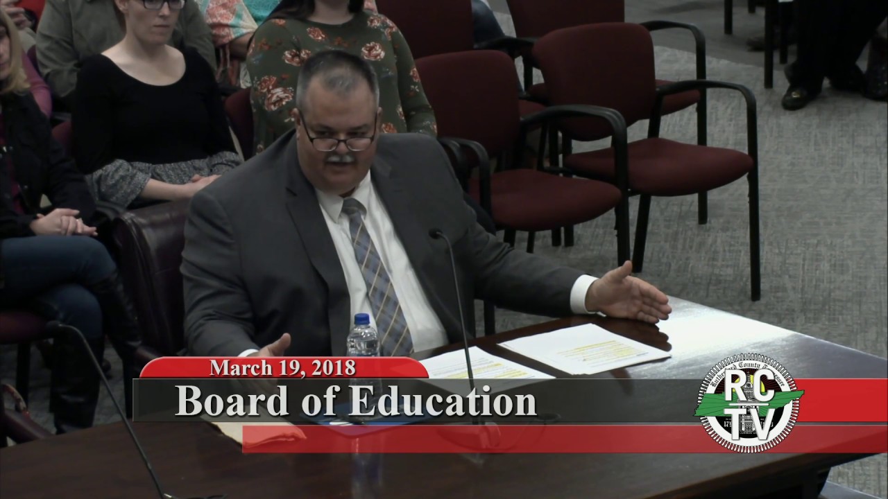 Board Of Education Meeting March 19 2018 Youtube