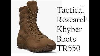 (part 1) TACTICAL RESEARCH BY BELLEVILLE KHYBER HOT WEATHER BOOTS