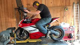 2019 Ducati Panigale 959 on the dyno