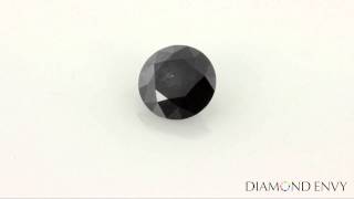 2.52 Carat Round Brilliant Natural Fancy Black Diamond