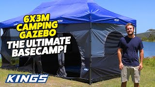 Adventure Kings 6x3m Gazebo The Ultimate Basecamp
