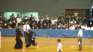 【H28第63回関東高等学校剣道大会 男子個人3回戦】○伊藤（国士舘）×中嶋（立教新座）×