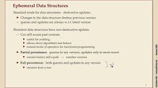 Advanced Data Structures (Summer 2026) - 04-1 Types of Persistent Data Structures