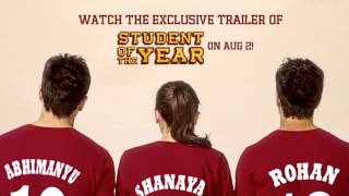 Trailer Launch on 2nd of August - Student Of The Year