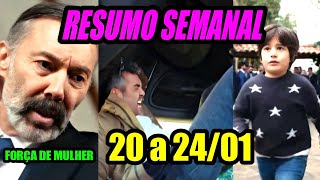 Força de Mulher - Resumo Semanal de 20/01 a 24/01 | Resumo da Semana de 20 a 24 de Janeiro RECORD TV