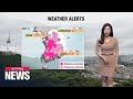 [Weather] Sizzling heat continues with passing rain in west