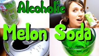 JAPANESE FOOD - Melon soda with alcohol