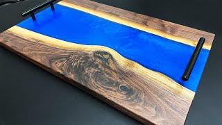 How To Make a Live Edge Epoxy Resin Woodworking Project