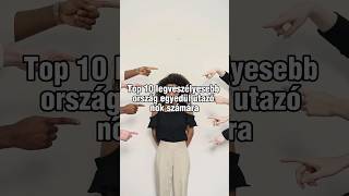 Top 10 legveszélyesebb ország egyedül utazó nők számára