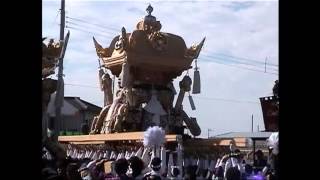 2009 平成21年 魚吹八幡神社秋祭り（本宮） 旭陽北ブロック お旅所入り