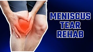 Exercises & Rehab after Meniscus Surgery: Strengthening & Stretches