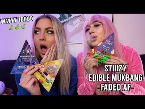 TRYING STIIIZY EDIBLES FOR THE FIRST TIME ( FADED ASF ) - YouTube