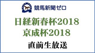 日経新春杯2018\u0026 京成杯2018　直前生放送【競馬新聞ゼロ】