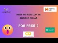 How to run Mistral 7b on free version of google colab?