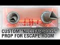 Nuclear rods (with keypad) prop for escape room