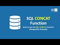 How To Use The SQL Concat Function