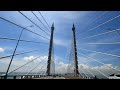 [4K] Driving Across The First Penang Bridge | Gelugor | Perai | Malaysia | Blue Sky | MCO 3.0