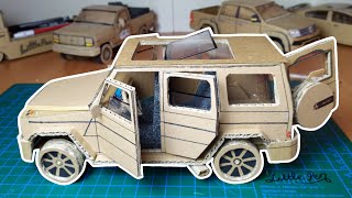 Kartondan Mercedes Benz G63 Nasıl Yapılır | How to Make Car From Cardboard | DIY kendinyap maketler