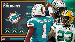 Rebuilding The Miami Dolphins But With 300% XP Sliders! Madden 21 Rebuild