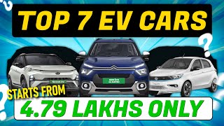 TOP 7 EV CARS UNDER 15 LAKHS IN INDIA 2024