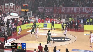 🏀 Ολυμπιακός - Παναθηναϊκός 76-81 Τα τελευταία 5:30' Basket League 8η αγ 22.11.2021