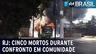 Guerra entre policiais e criminosos no RJ | SBT Brasil (03/06/23)