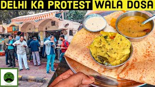 Delhi Protest Wala Dosa | Street Food vs Restaurant | Connaught Place Food