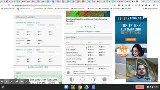 Using a Weather Website
