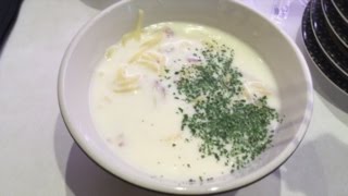 はま寿司の濃厚クリームスープパスタ【あったか濃厚スープの冬パスタ。】