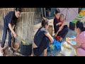 Life of a 17 Year Old Single Mother - Harvest boiled corn to sell & feed the baby porridge