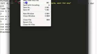 Python 101 lesson 2a