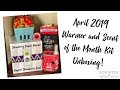 April 2019 Scentsy Warmer of the Month Kit Unboxing!