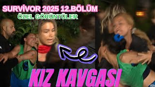 SURVİVOR 2025 12.BÖLÜM KAVGA GÖRÜNTÜLERİ ÖZEL - Asena Merve Birbirine Girdi !!!!