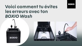 BOXIO WASH : Utilisation et dépannage - Une description vidéo complète