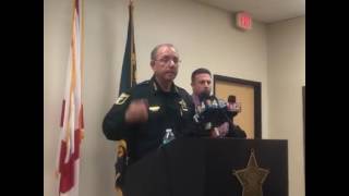 Martin County Sheriff William Snyder discusses double slaying