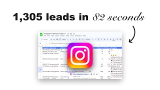 How to scrape unlimited Instagram leads with an AI bot for free