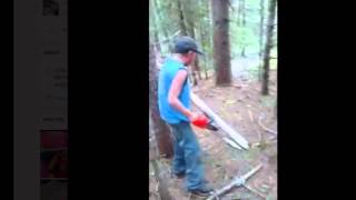 Little Peters' Cuttin' Wood Part II