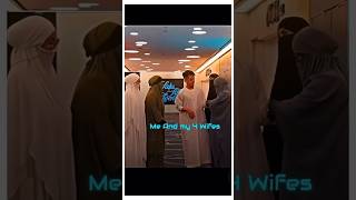 Me and my 4 wife.😍😍😍|#islamicinspiration#islamicvideo#comedy#charshadi#ytshorts#youtube